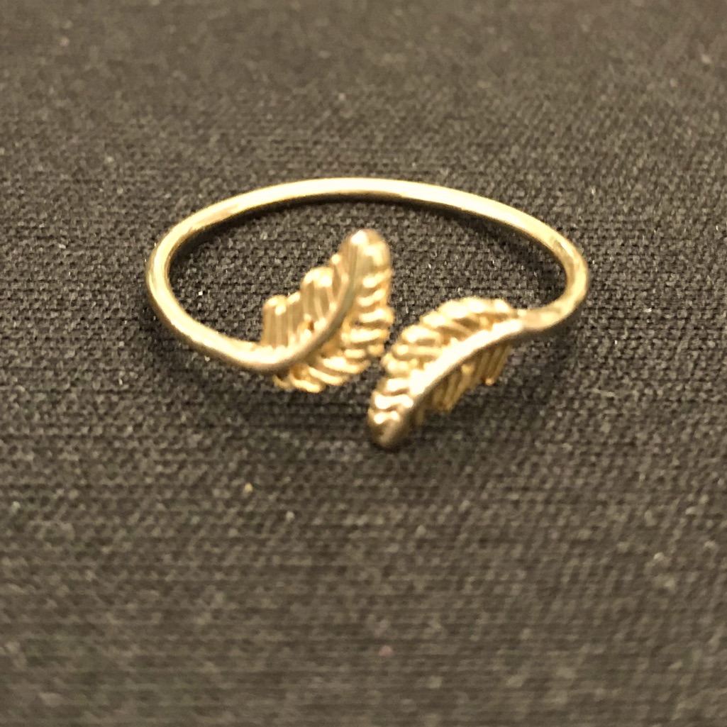 Delicate Feather Ring